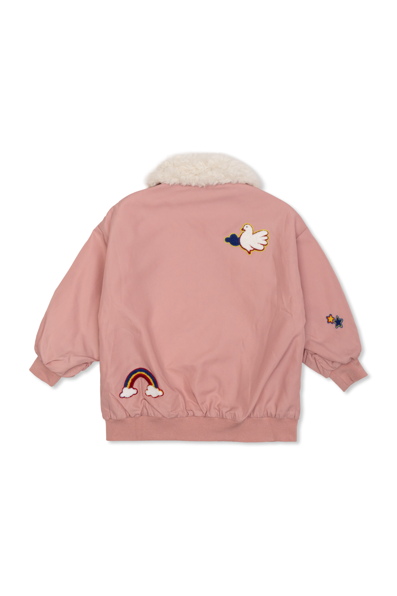 Stella McCartney Kids Jacket with a fur collar | Kids's | Vitkac